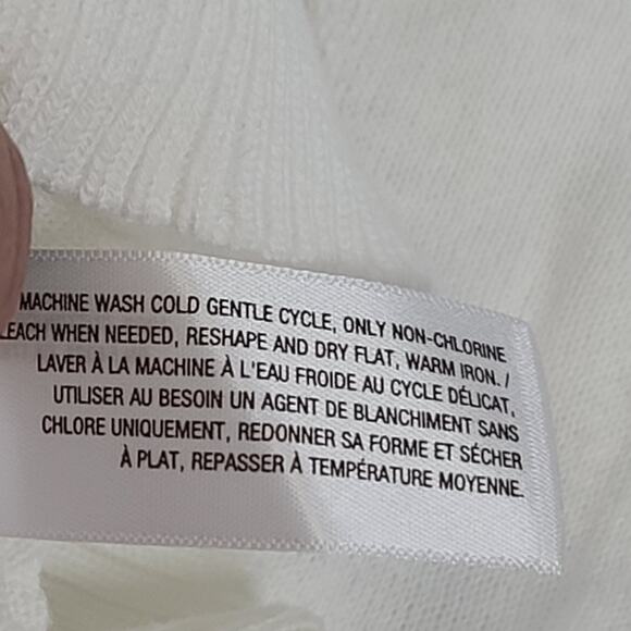 Old Navy Y2K women's cardigan white Argyle NWT Size Large Light academia Preppy - Picture 7 of 9